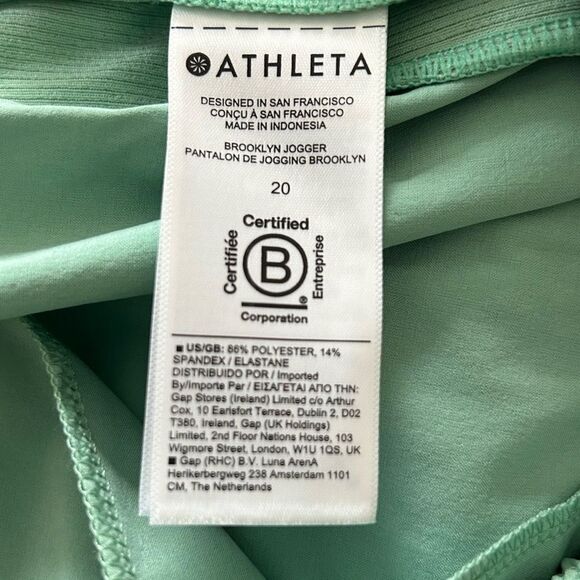 Athleta Brooklyn Mid Rise Ankle Pant in Raleigh Green size 20 - Picture 13 of 14